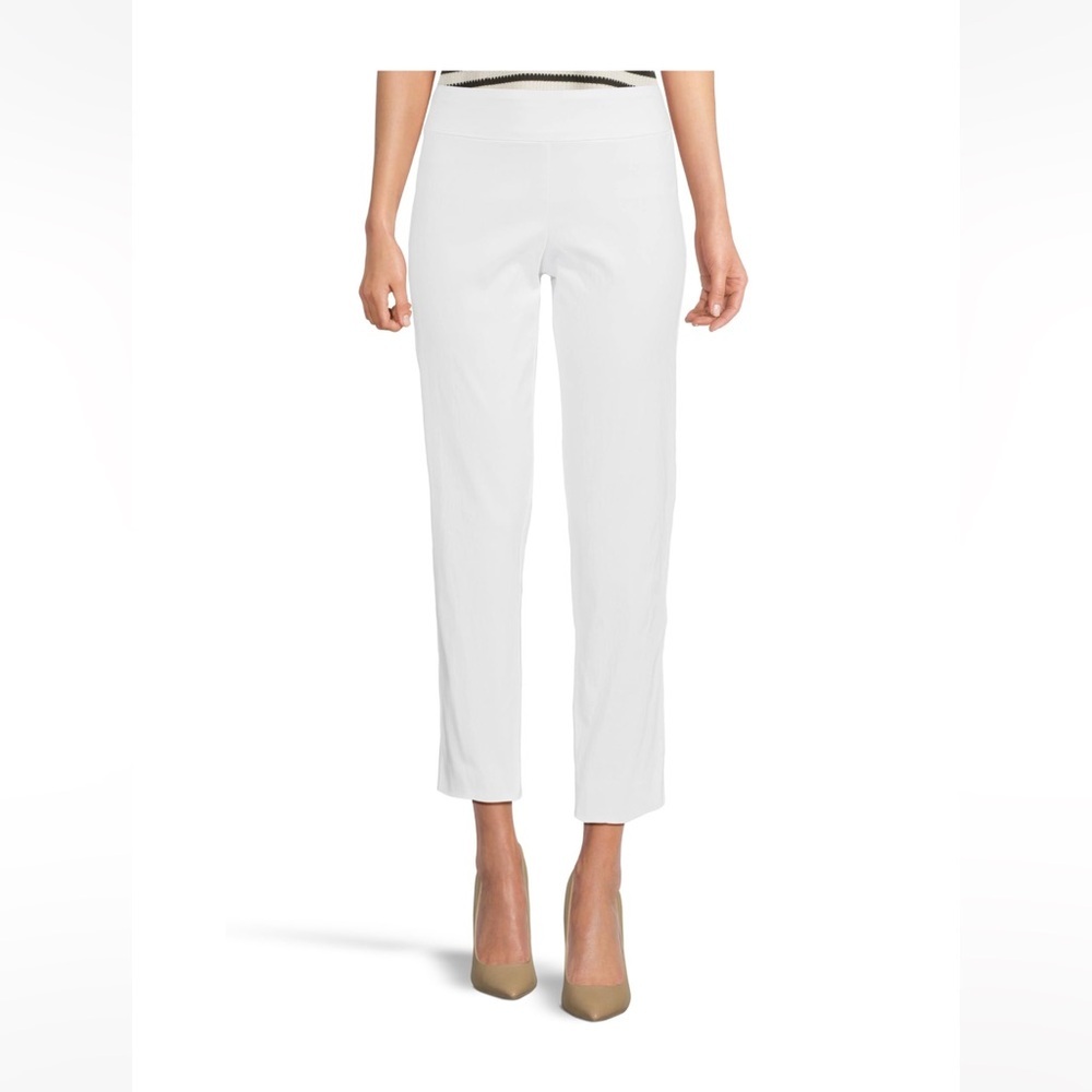 Krazy Larry Chic White Cropped Women's Pants READ